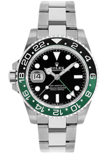 Rolex Oystersteel GMT-Master II Watch - Bidirectional Rotatable 24-Hour Graduated Bezel