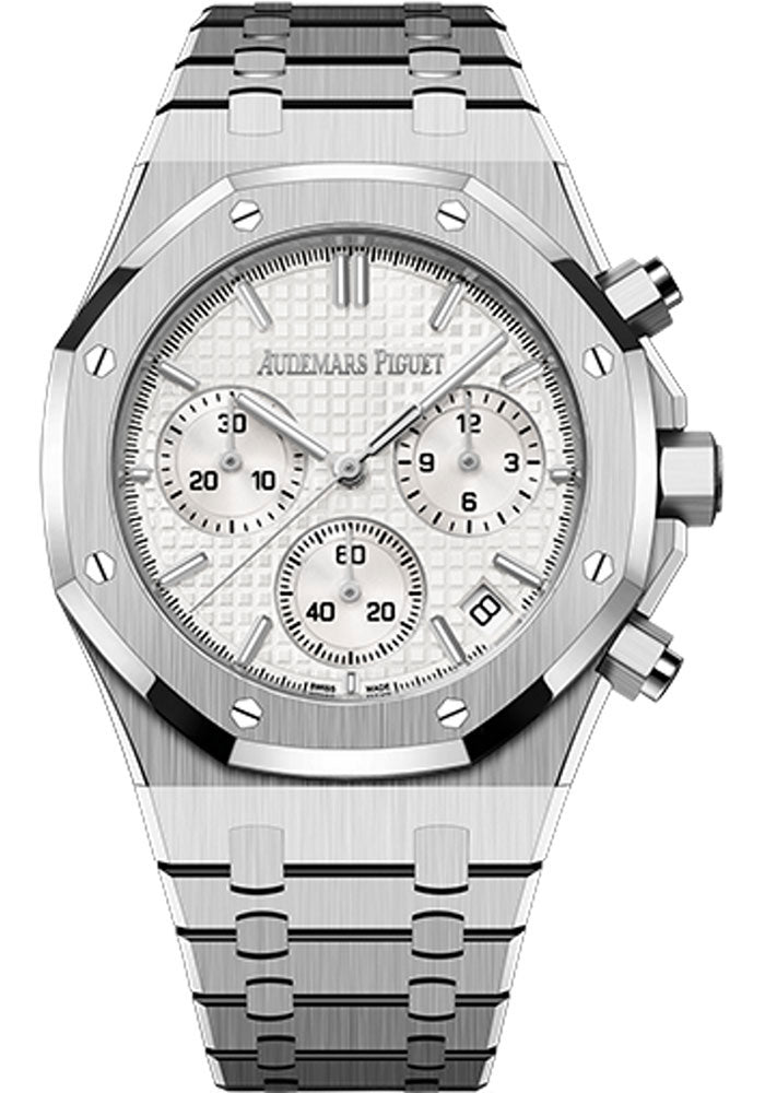 AUDEMARS PIGUET 26320ST ROYAL OAK CHRONOGRAPH WITH SILVER DIAL