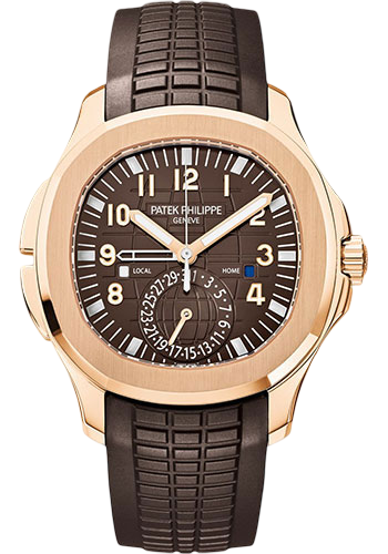 Patek Philippe Mens Aquanaut Travel Time Watch