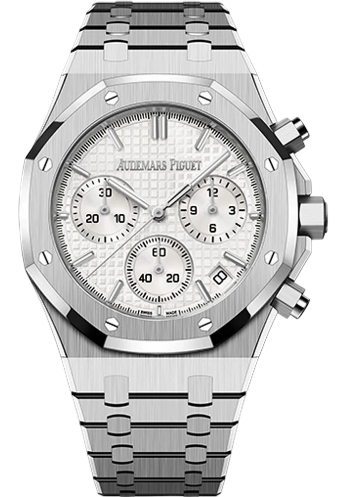 AUDEMARS PIGUET 26320ST ROYAL OAK CHRONOGRAPH WITH SILVER DIAL