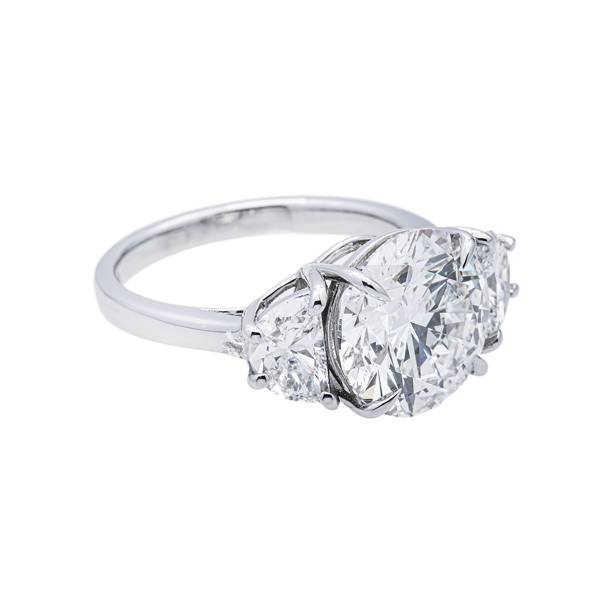 14K GOLD MULTI-SHAPE LAB DIAMOND ENGAGEMENT RING 6.50 CTW