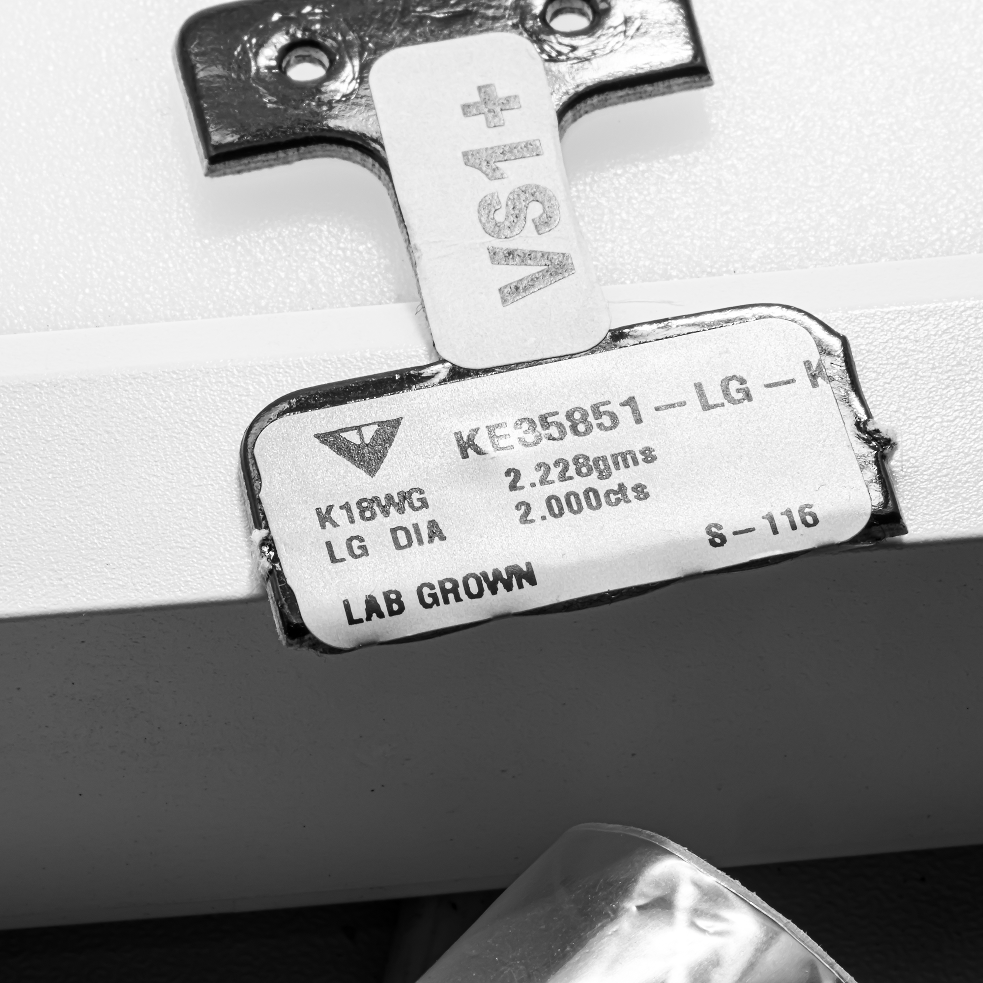 Baguette Cut Lab Grown Diamond Hoop Earrings – 2.00 Carats Total, 18K White Gold