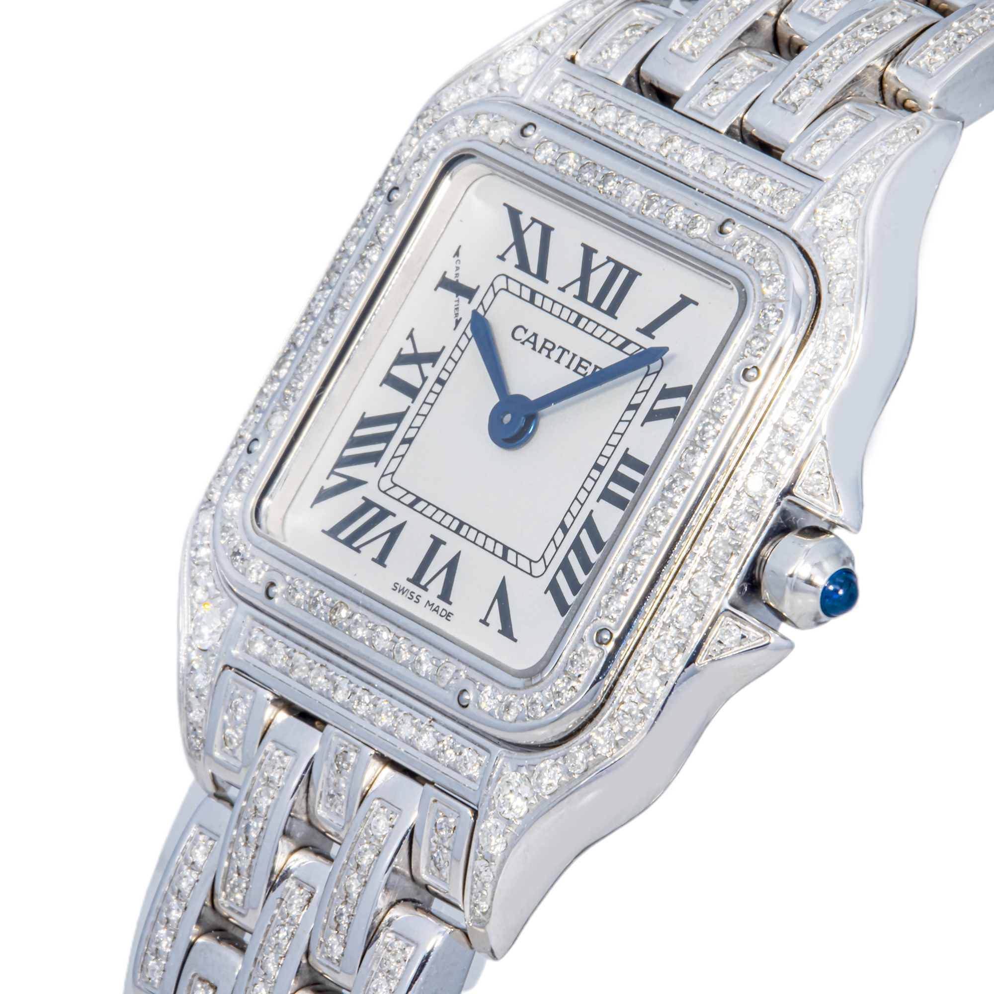 CARTIER PANTHERE 35MM FULL DIAMOND WATCH
