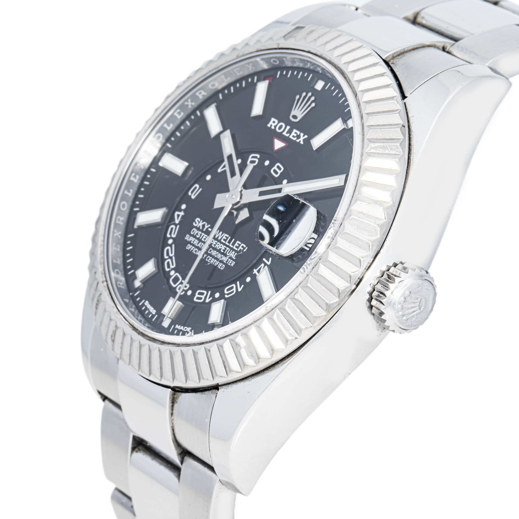 Rolex Sky-Dweller 326934 Stainless Steel Black Dial