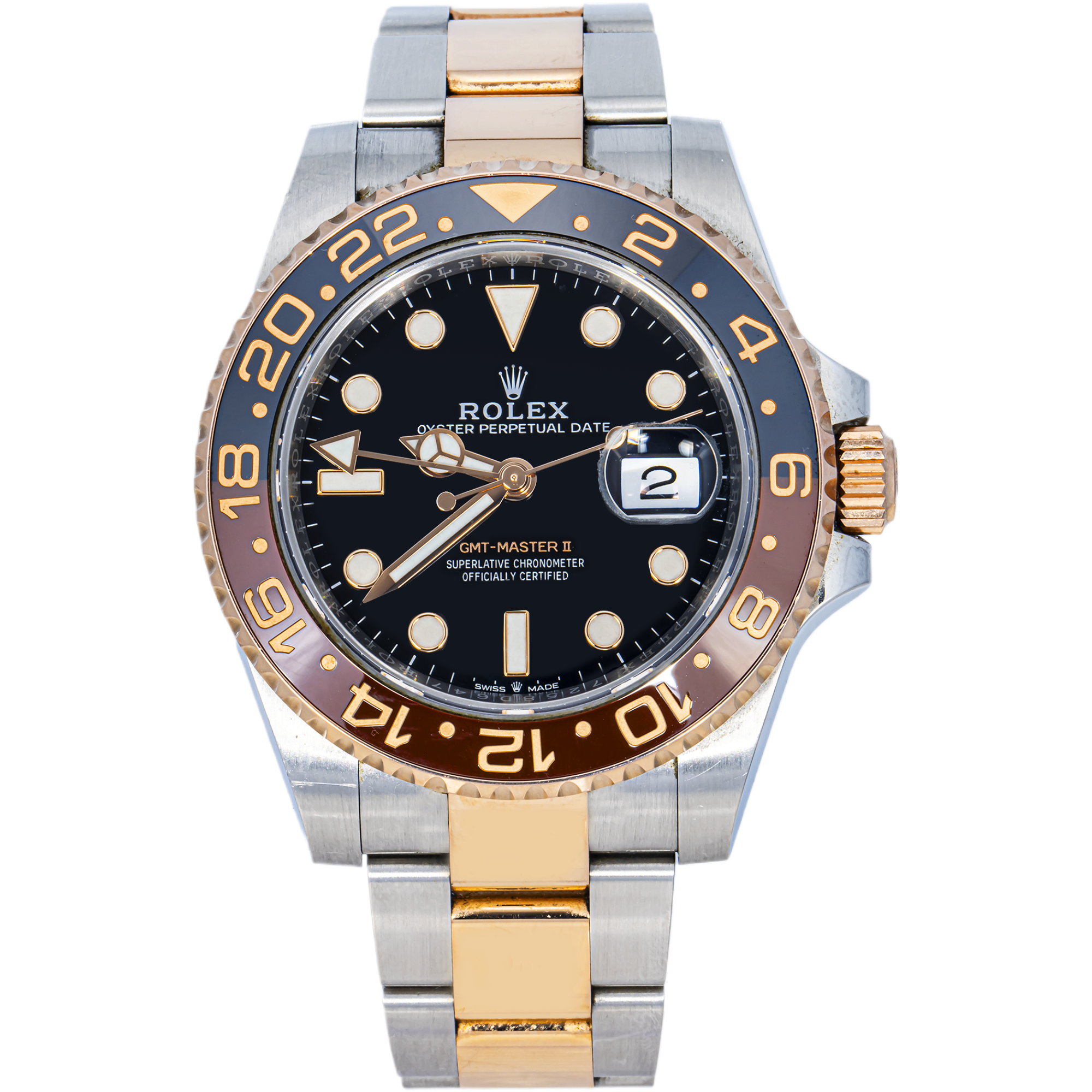 Rolex GMT-Master II Root Beer 126711 Two Tone