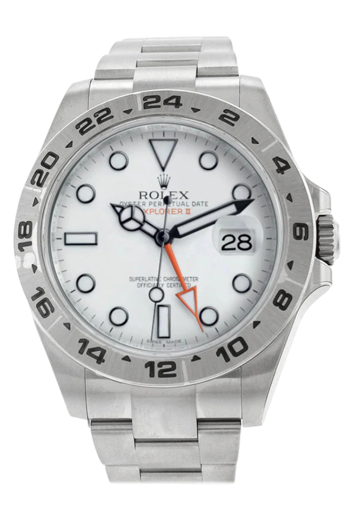 Rolex Explorer II White Dial Stainless Steel Men's Watch 216570