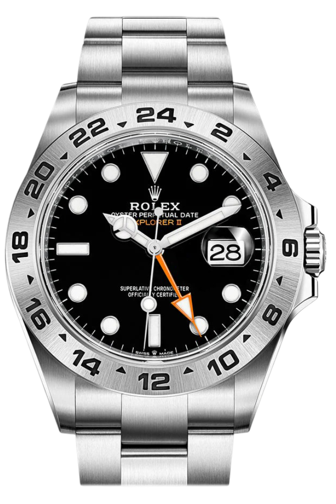 Rolex Explorer II 42 Black Dial Stainless Steel Men's Watch 226570