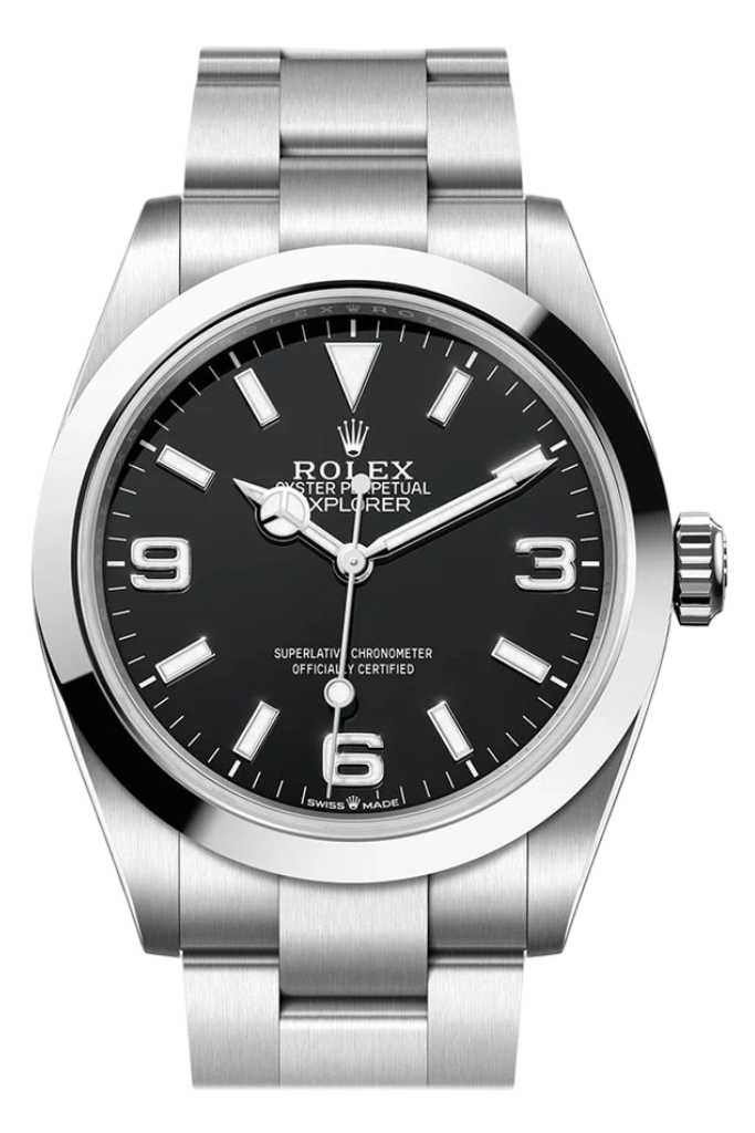 Rolex Explorer 40 Black Dial Men's Watch 224270