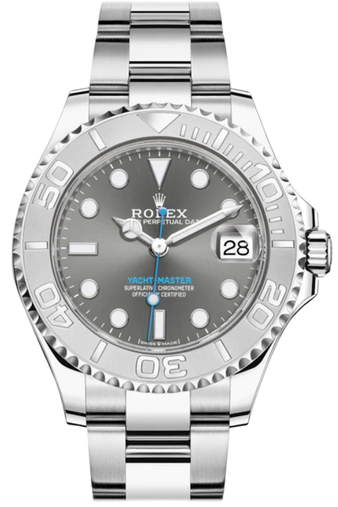 Rolex Yacht-Master 37 Rhodium Dial Automatic Men's Oyster Watch 268622