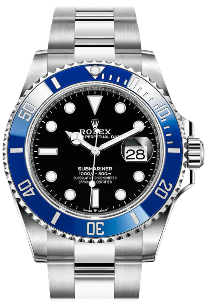 Rolex Submariner 41 Black Dial Blue Ceramic Bezel White Gold Bracelet Automatic Men's Watch 126619LB New Release 2020