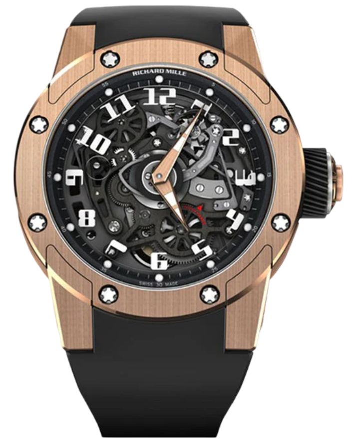 Richard Mille Automatic Winding Dizzy Hands Red Gold/Titanium RM 63-01 - BRAND NEW