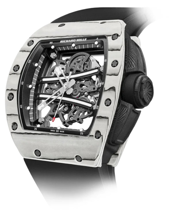 Richard Mille Yohan Blake Ultimate Edition Manual WInding Carbon Quartz TPT RM 61-01 - BRAND NEW