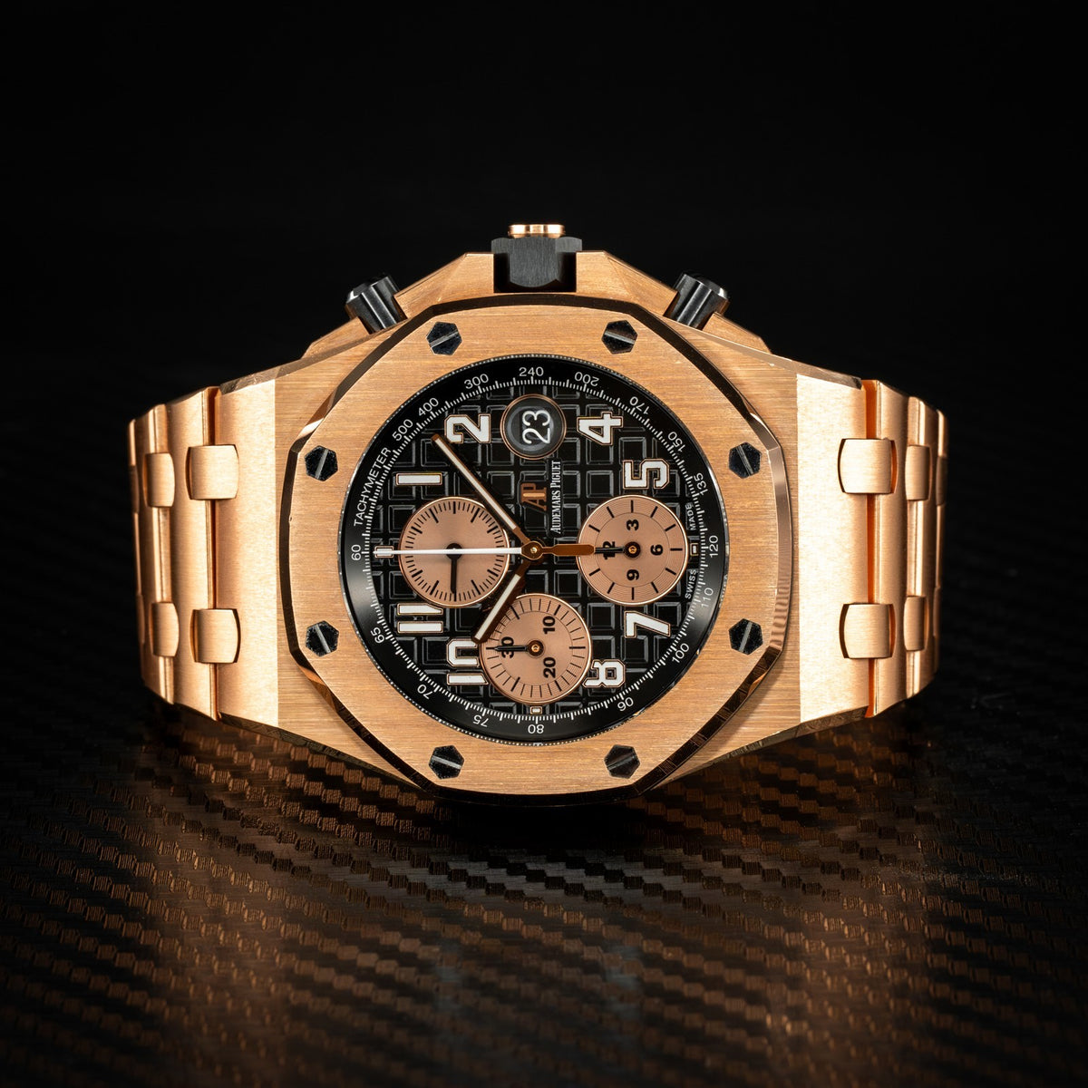 AUDEMARS PIGUET ROYAL OAK OFFSHORE 18K ROSE GOLD “BRICK” 26470OR