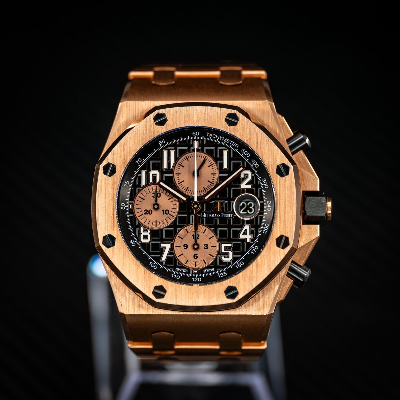 AUDEMARS PIGUET ROYAL OAK OFFSHORE 18K ROSE GOLD “BRICK” 26470OR
