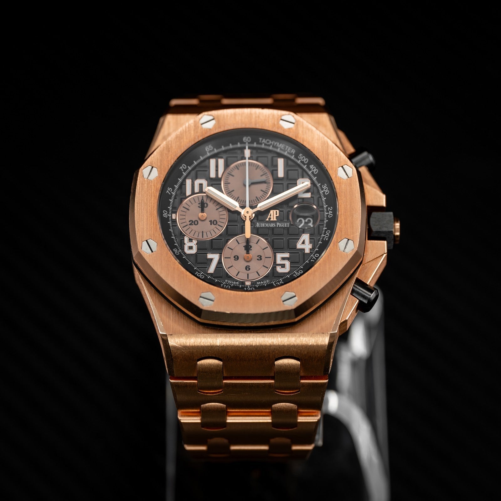 AUDEMARS PIGUET ROYAL OAK OFFSHORE 18K ROSE GOLD “BRICK” 26470OR