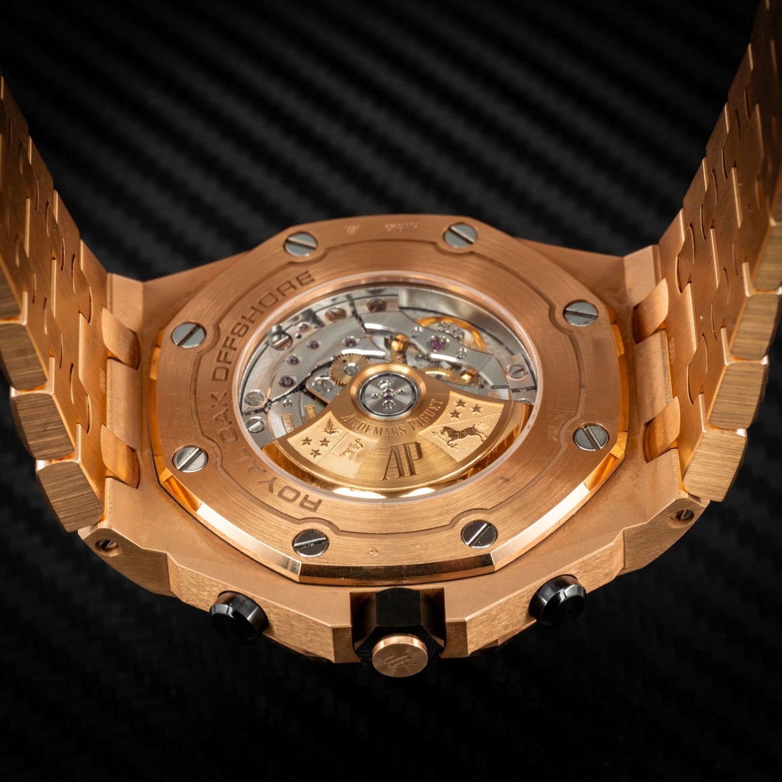 AUDEMARS PIGUET ROYAL OAK OFFSHORE 18K ROSE GOLD “BRICK” 26470OR