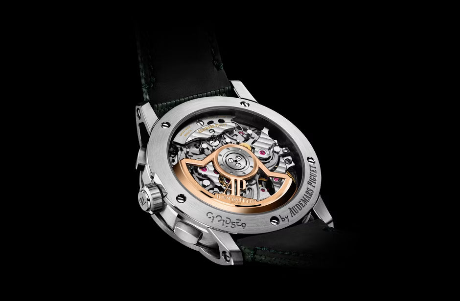 Audemars Piguet Code 11.59 Green rubber-coated strap Watch