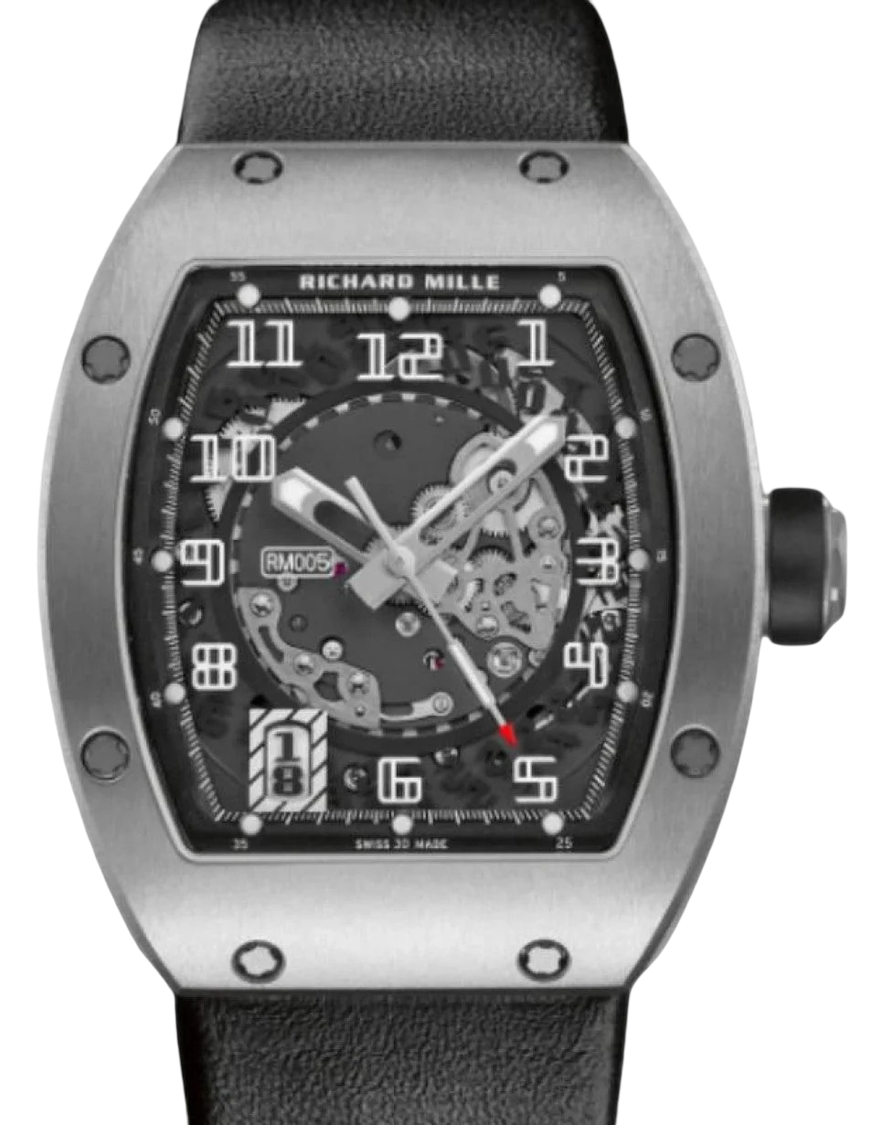 Richard Mille Automatic Titanium 37.8mm RM 005