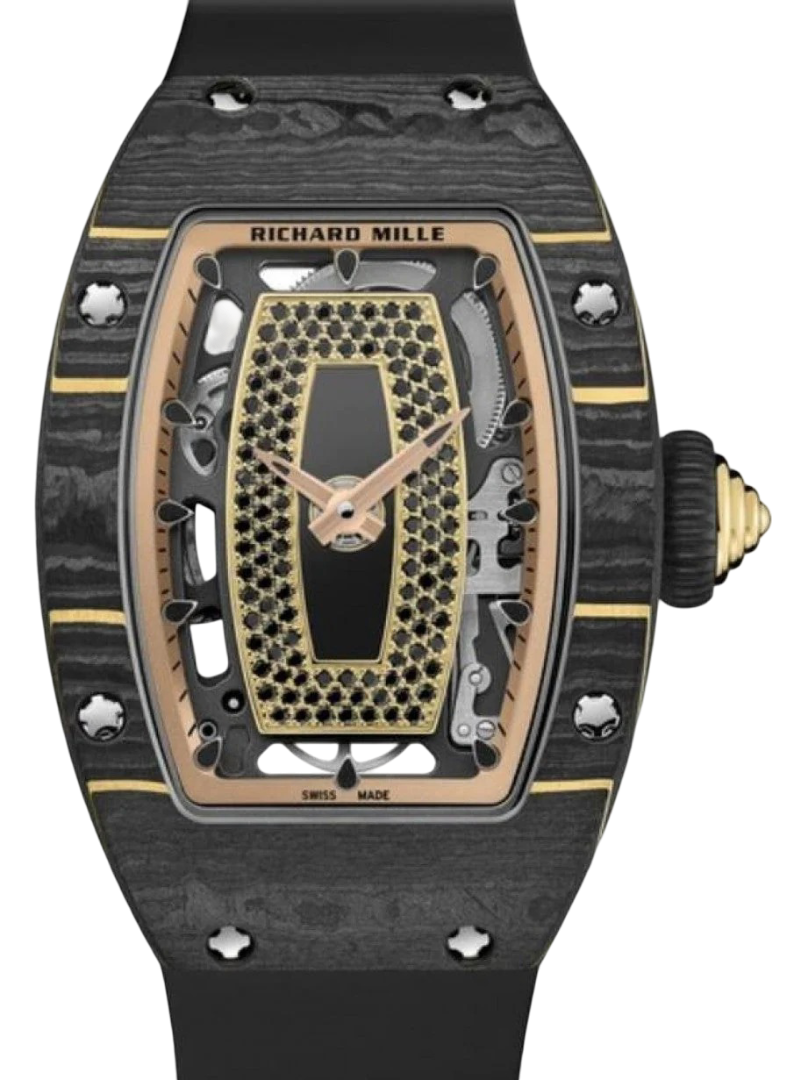 Richard Mille Automatic Winding Carbon TPT Black RM 07-01 - BRAND NEW