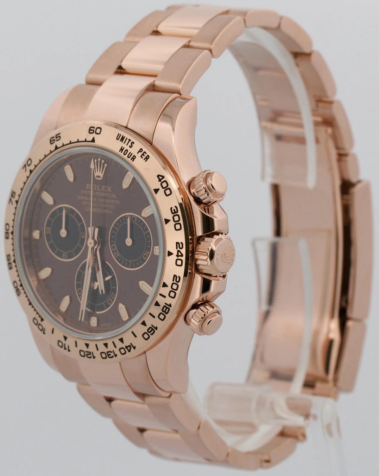 2023 PAPERS Rolex Daytona CHOCOLATE Brown 40mm 18K Rose Gold 116505 Watch BOX