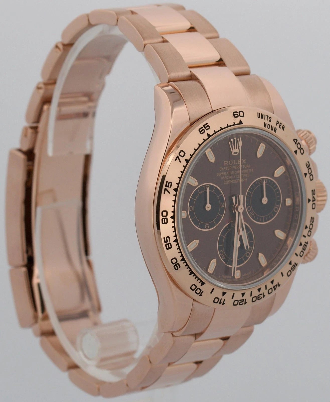2023 PAPERS Rolex Daytona CHOCOLATE Brown 40mm 18K Rose Gold 116505 Watch BOX