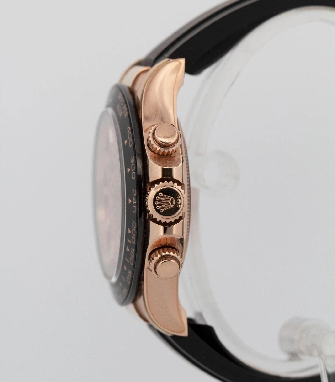 FACTORY BAGUETTE Rolex Daytona Cosmograph Oysterflex 18K ROSE Gold 40mm 116515