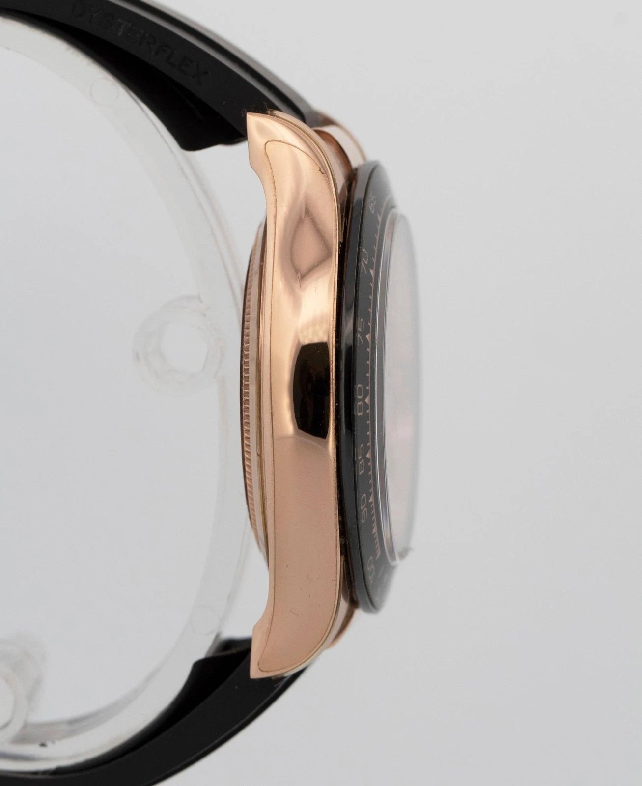 FACTORY BAGUETTE Rolex Daytona Cosmograph Oysterflex 18K ROSE Gold 40mm 116515