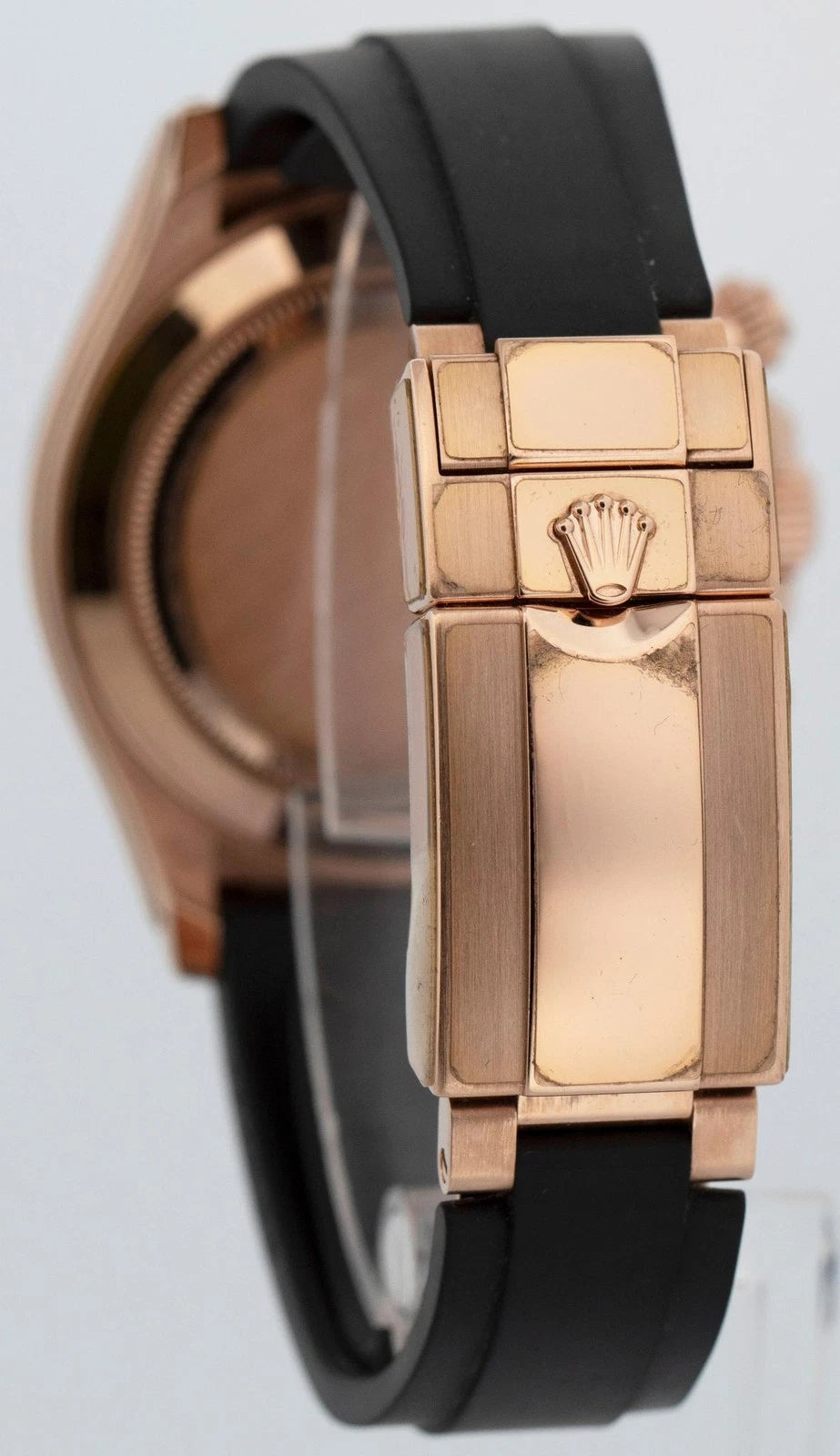 FACTORY BAGUETTE Rolex Daytona Cosmograph Oysterflex 18K ROSE Gold 40mm 116515