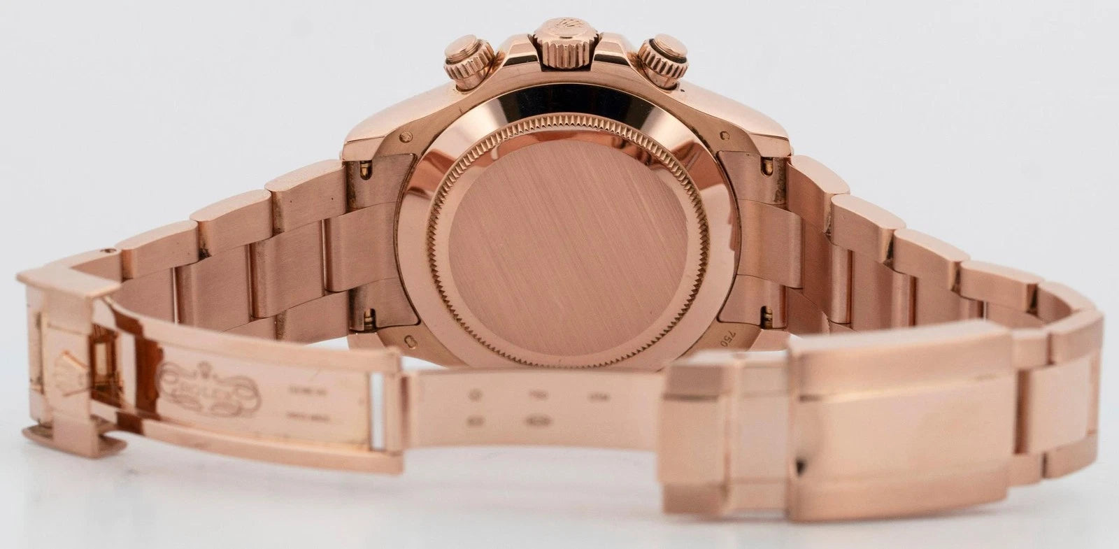 PAPERS Rolex Daytona CHOCOLATE ARABIC 40mm Brown 18K Rose Gold 116505 BOX