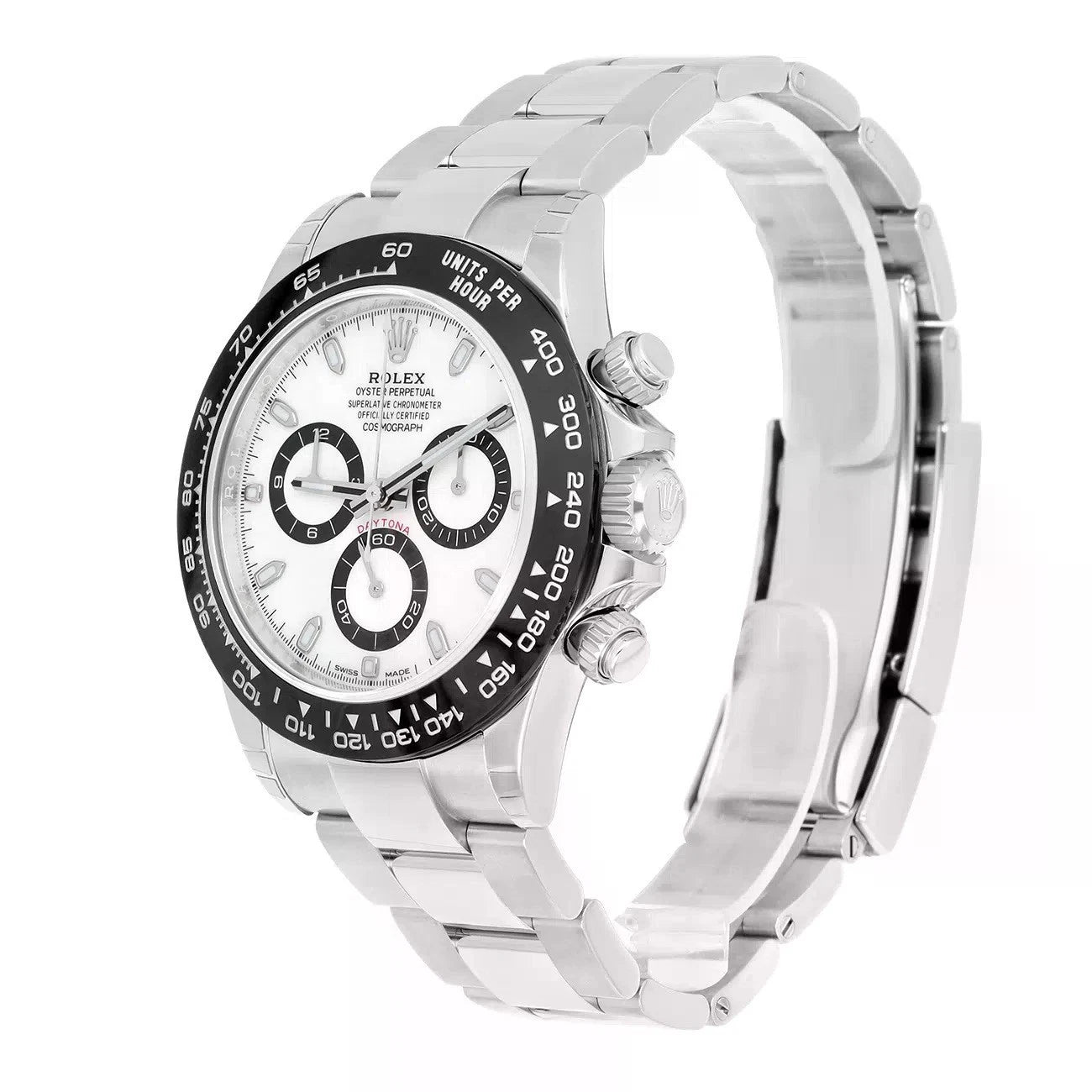 Rolex Cosmograph Daytona Panda Stainless Steel Oyster Men's 40mm Watch 116500LN