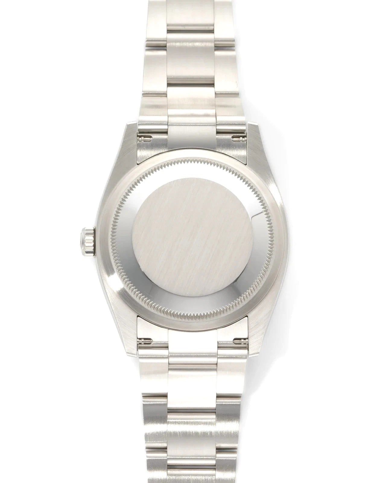 Rolex Oyster Perpetual 36mm Black Baton Dial Stainless Steel Unisex Watch 126000