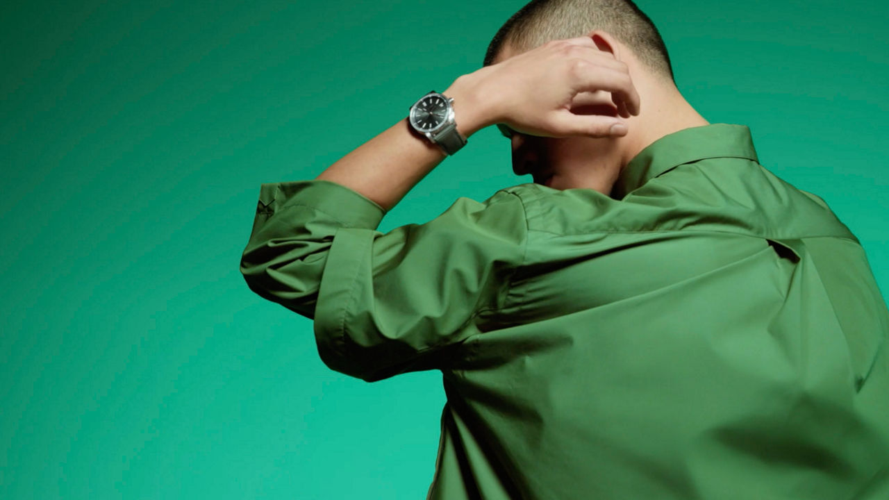 Audemars Piguet Code 11.59 Green rubber-coated strap Watch